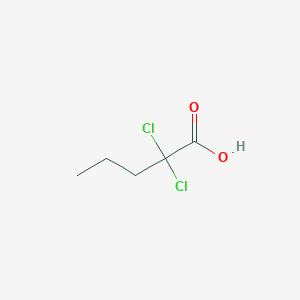 molecular formula C5H8Cl2O2 B102809 2,2-dichloropentanoic Acid CAS No. 18240-68-1