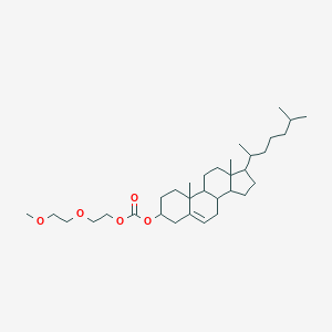 molecular formula C33H56O5 B102814 Cholest-5-en-3-ol (3beta)-, 2-(2-methoxyethoxy)ethyl carbonate CAS No. 18016-42-7