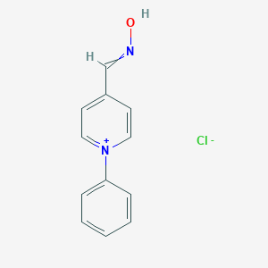 molecular formula C12H11ClN2O B102819 Chlorure de 1 phenyle de pyridine 4-aldoxime [French] CAS No. 19340-14-8