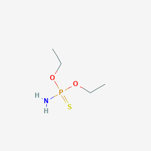 molecular formula C4H12NO2PS B102820 O,O-Diethyl phosphoramidothioate CAS No. 17321-48-1