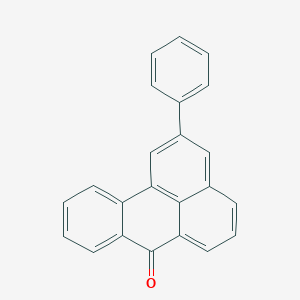 molecular formula C23H14O B102839 2-phenyl-7H-benzo[de]anthracen-7-one CAS No. 18792-79-5