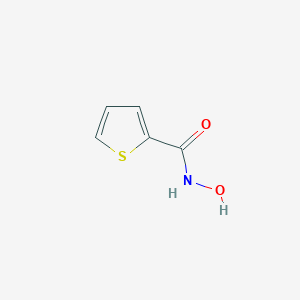 molecular formula C5H5NO2S B102844 N-hydroxythiophene-2-carboxamide CAS No. 17698-15-6