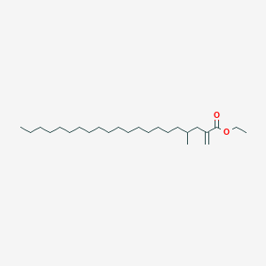 molecular formula C25H48O2 B102855 Ethyl 4-methyl-2-methylidenehenicosanoate CAS No. 18607-50-6