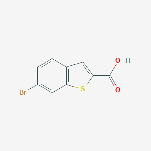 molecular formula C9H5BrO2S B102859 6-Bromo-1-benzothiophene-2-carboxylic acid CAS No. 19075-58-2