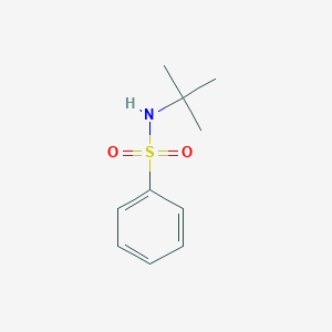 molecular formula C10H15NO2S B102875 N-叔丁基苯磺酰胺 CAS No. 2512-24-5