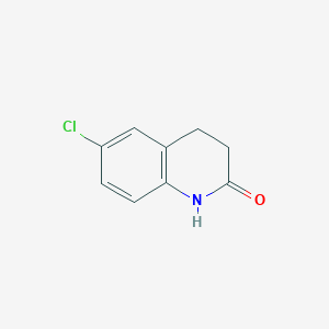 B102880 6-chloro-3,4-dihydro-1H-quinolin-2-one CAS No. 19358-40-8