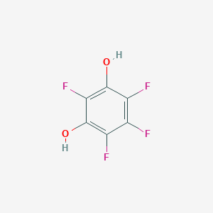 molecular formula C6H2F4O2 B102897 四氟苯-1,3-二酚 CAS No. 16840-25-8