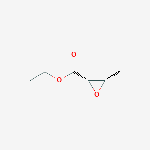 molecular formula C6H10O3 B010290 （2S,3S）-3-甲基氧杂环丙烷-2-羧酸乙酯 CAS No. 110508-08-2