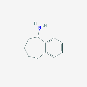 molecular formula C11H15N B102917 6,7,8,9-四氢-5H-苯并[7]环庚烯-5-胺 CAS No. 17910-26-8