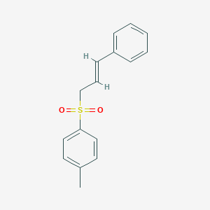 molecular formula C16H16O2S B102932 1-Methyl-4-((E)-3-phenyl-prop-2-ene-1-sulfonyl)-benzene CAS No. 16215-11-5