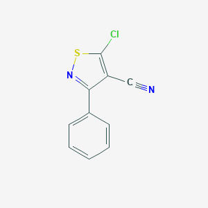 B102966 5-Chloro-3-phenyl-4-isothiazolecarbonitrile CAS No. 19363-60-1
