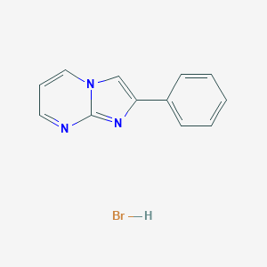 B102971 Imidazo(1,2-a)pyrimidine, 2-phenyl-, monohydrobromide CAS No. 15764-36-0