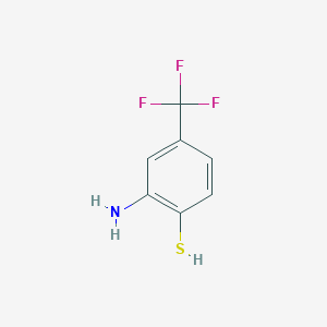 B102987 2-Amino-4-(trifluoromethyl)benzenethiol CAS No. 19406-49-6