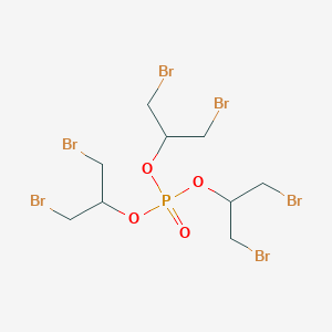 molecular formula C9H15Br6O4P B102995 Tris(1-bromomethyl-2-bromoethyl)phosphate CAS No. 18713-51-4