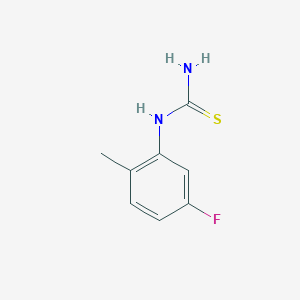 molecular formula C8H9FN2S B103001 (5-Fluoro-2-methylphenyl)thiourea CAS No. 16822-86-9