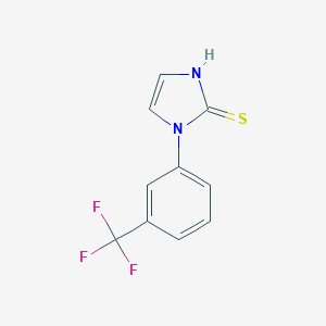 molecular formula C10H7F3N2S B103003 1-(3-三氟甲基苯基)咪唑啉-2-硫酮 CAS No. 17452-08-3