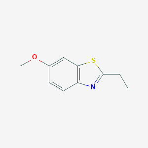 molecular formula C10H11NOS B103008 2-Ethyl-6-methoxy-1,3-benzothiazole CAS No. 17142-77-7