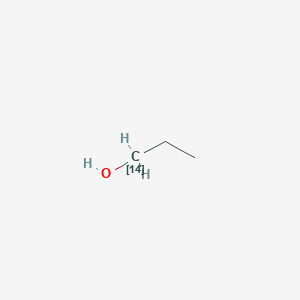 molecular formula C3H8O B103009 propyl-1-14C alcohol CAS No. 16504-75-9