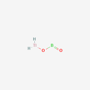 molecular formula BH3O2Tl B103015 Thallium(i) metaborate CAS No. 16979-36-5