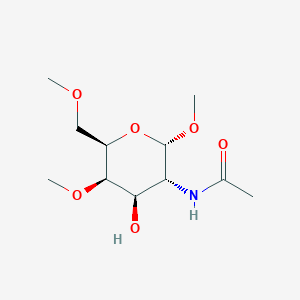 molecular formula C11H21NO6 B103036 α-D-吡喃半乳糖苷，2-(乙酰氨基)-2-脱氧-4,6-二-O-甲基- CAS No. 17296-06-9