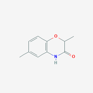 molecular formula C10H11NO2 B103079 2,6-二甲基-3,4-二氢-2H-1,4-苯并噁嗪-3-酮 CAS No. 17959-90-9