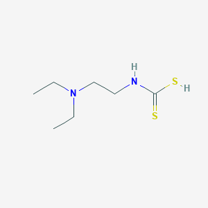 molecular formula C7H16N2S2 B103084 Carbamic acid, 2-diethylaminoethyldithio- CAS No. 19022-71-0