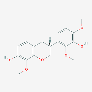 molecular formula C18H20O6 B010309 Duartin CAS No. 101311-04-0