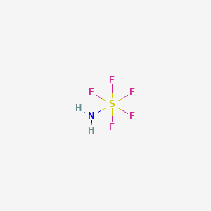 molecular formula F5H2NS B103091 Pentafluorosulfanylamine CAS No. 15192-28-6