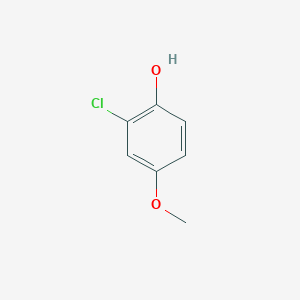 molecular formula C7H7ClO2 B103099 2-氯-4-甲氧基苯酚 CAS No. 18113-03-6