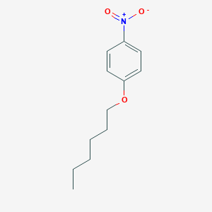 molecular formula C12H17NO3 B103125 苯，1-(己氧基)-4-硝基- CAS No. 15440-98-9