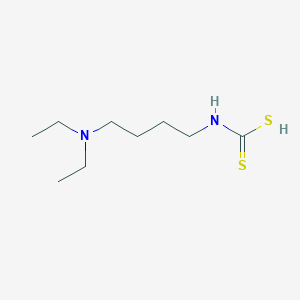 B103147 Carbamic acid, N-(4-(diethylamino)butyl)dithio- CAS No. 18997-70-1