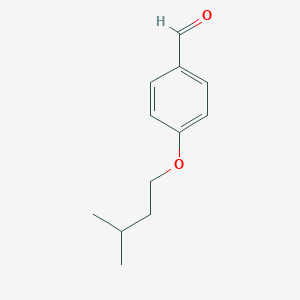 molecular formula C12H16O2 B103168 4-(3-甲基丁氧基)苯甲醛 CAS No. 18986-09-9
