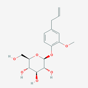 molecular formula C16H22O7 B103176 Eugenyl glucoside CAS No. 18604-50-7