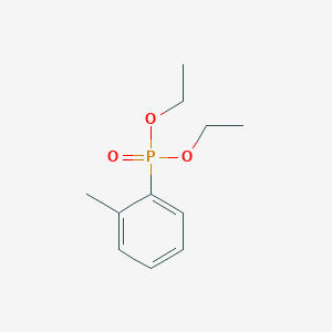 molecular formula C11H17O3P B103184 Phosphonic acid, tolyl-, diethyl ester CAS No. 15286-11-0