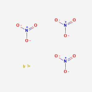 molecular formula IrN3O9 B103186 Iridium trinitrate CAS No. 18496-38-3
