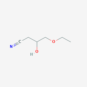 B103213 4-Ethoxy-3-hydroxybutanenitrile CAS No. 18282-78-5