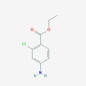 molecular formula C9H10ClNO2 B103218 4-氨基-2-氯苯甲酸乙酯 CAS No. 16017-69-9