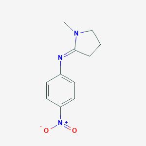B103227 1-Methyl-2-(4-nitrophenylimino)pyrrolidine CAS No. 17536-04-8
