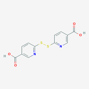 molecular formula C12H8N2O4S2 B103229 6,6'-二硫代烟酸 CAS No. 15658-35-2