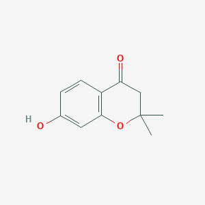 molecular formula C11H12O3 B103241 7-羟基-2,2-二甲基-2,3-二氢-4H-香豆素-4-酮 CAS No. 17771-33-4