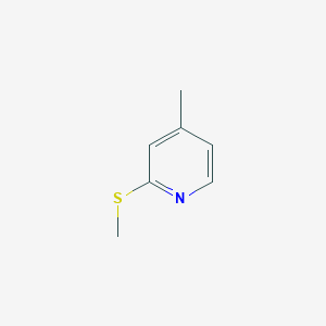 B103248 2-(Methylthio)-4-picoline CAS No. 19006-77-0