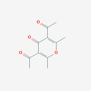 B103249 3,5-Diacetyl-2,6-dimethyl-4H-pyran-4-one CAS No. 19396-77-1