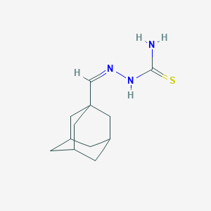 molecular formula C12H19N3S B103253 1-Adamantanecarbaldehyde thiosemicarbazone CAS No. 15502-76-8