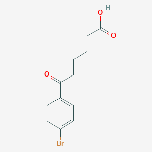 molecular formula C12H13BrO3 B010326 6-(4-Bromophenyl)-6-oxohexanoic acid CAS No. 102862-52-2