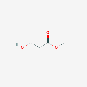 molecular formula C6H10O3 B103260 3-羟基-2-甲烯丁酸甲酯 CAS No. 18020-65-0