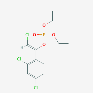 molecular formula C12H14Cl3O4P B103268 Clofenvinfos CAS No. 18708-87-7