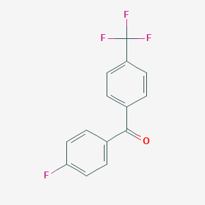 molecular formula C14H8F4O B103274 4-氟-4'-(三氟甲基)苯甲酮 CAS No. 16574-52-0