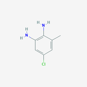 molecular formula C7H9ClN2 B010331 5-氯-3-甲基苯-1,2-二胺 CAS No. 109671-52-5