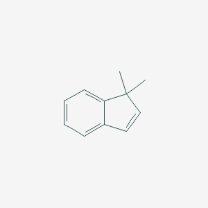 molecular formula C11H12 B103318 1,1-二甲基茚 CAS No. 18636-55-0