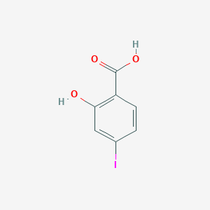 molecular formula C7H5IO3 B103322 2-Hydroxy-4-iodobenzoic acid CAS No. 16870-28-3